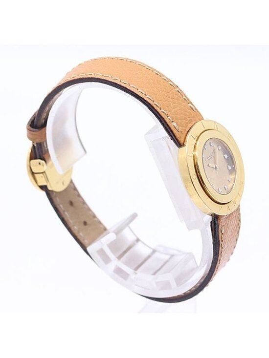Celine And Round Quartz Gold Dial Watch main image 4